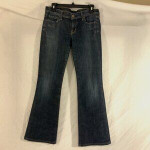 Citizens of Humanity-Ingrid #002 Stretch, Low Waist, Flare Blue Jeans Size 29